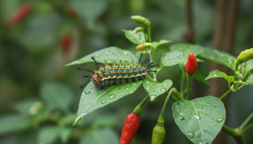 Ulat Grayak pada Cabai: Cara Aman Mengatasi Hama Secara Efektif